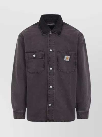 Carhartt Polo Ralph Lauren Short Sleeve Polo With Contrast Logo In Brown