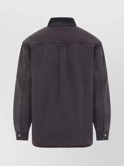 Carhartt Polo Ralph Lauren Short Sleeve Polo With Contrast Logo In Brown