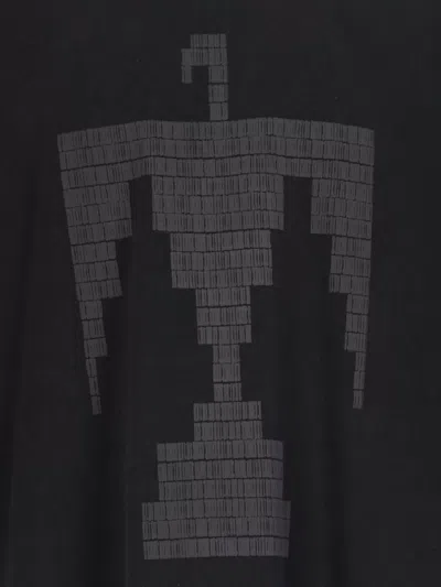 Fear Of God Graphic Print Crew Neck Short Sleeve Top In Black