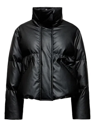 Mm6 Maison Margiela Mm6 By Maison Margiela Oversized Black Sports Jacket With Double-zipper Closure In Multi