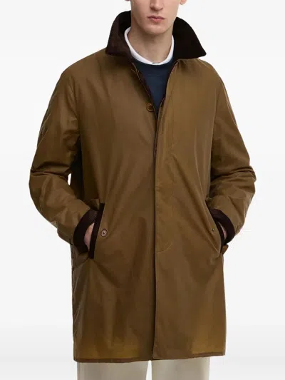 Baracuta X Barbour Tyne Waxed Coat Clothing In Brown