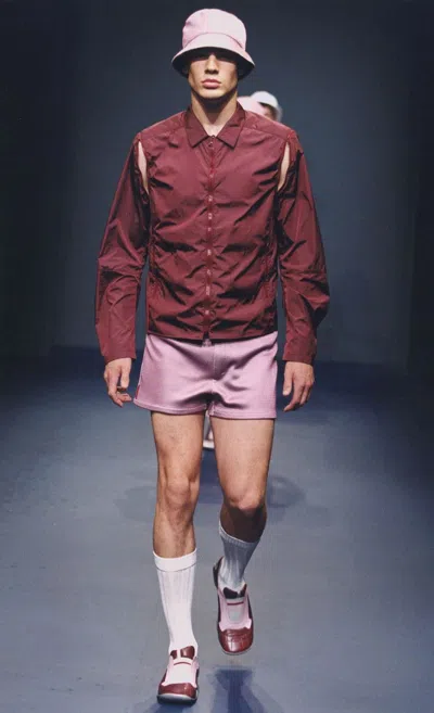 Pre-owned Prada - S/s 00 - Transformable Jacket In Red