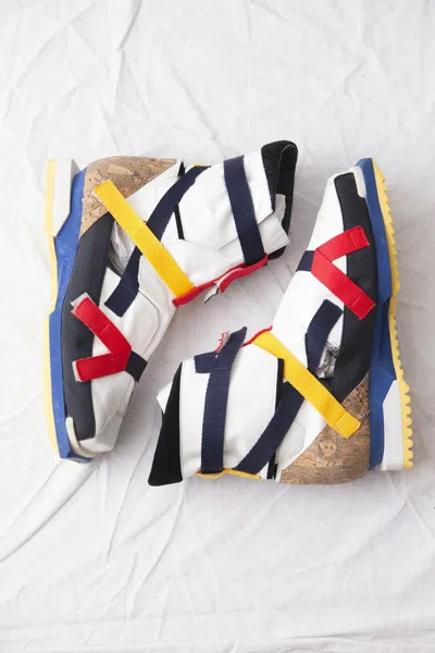 Pre-owned Raf Simons Ss08 De Stijl Hiking Boots In Multi
