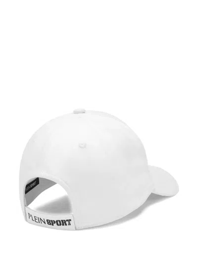 Plein Sport Embossed Baseball Cap In White