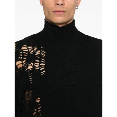 Ann Demeulemeester Turtleneck Sweater In Black