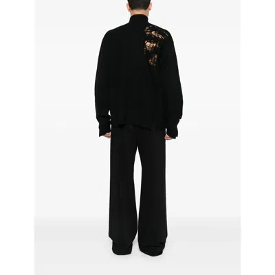 Ann Demeulemeester Turtleneck Sweater In Black