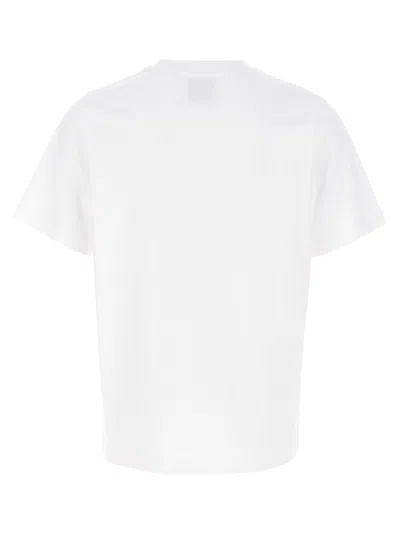 Casablanca White Crewneck Logo Printed T-shirt In White