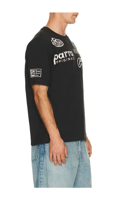 By Parra Printed Training T-shirt In Black