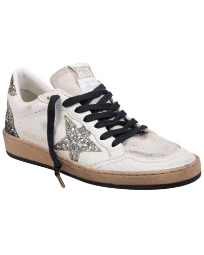 Golden Goose Ball Star Leather Sneaker In White