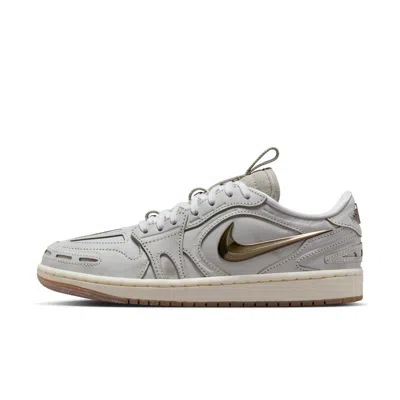 Jordan Women's Air  1 Low Method Of Make Shoes In White