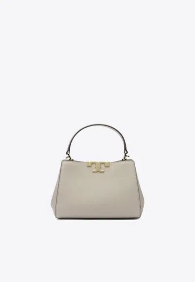 Tory Burch Mini Eleanor Leather Top Handle Bag In Neutral