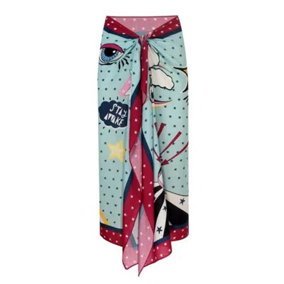 Loveist Store Women's Green Occhio Pareo In Green