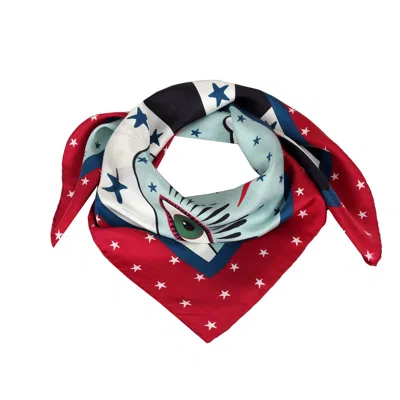 Loveist Store Women's Occhio Satin Scarf