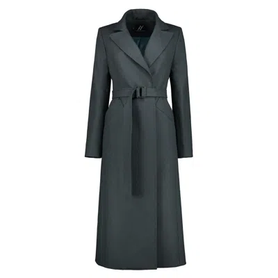 Angelika Jozefczyk Women's Timeless Icon Green Wool-blend Coat In Green