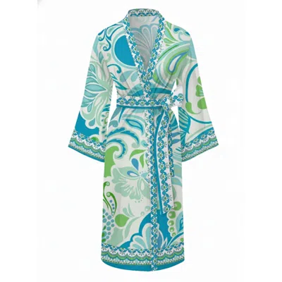 Loveist Store Women's Blue Venice Kimono In Blue