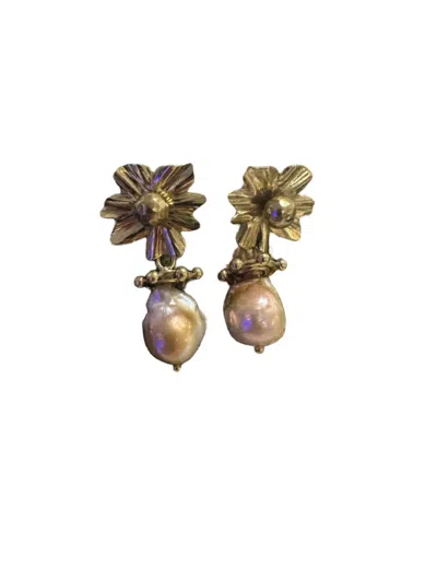Ulla Johnson Women's Lilah Stone Drop Earrings In Pearl In Neutral