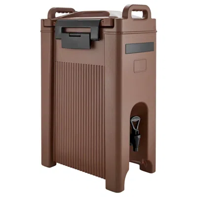Vevor Insulated Hot And Cold Beverage Dispenser 5gal/19l Food-grade Drink Server - Brown In Blue