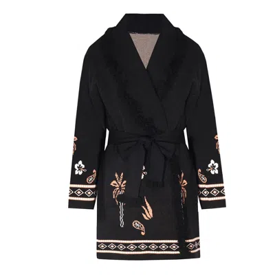 Loveist Store Women's Black The Sidi Short Cardigan In Black