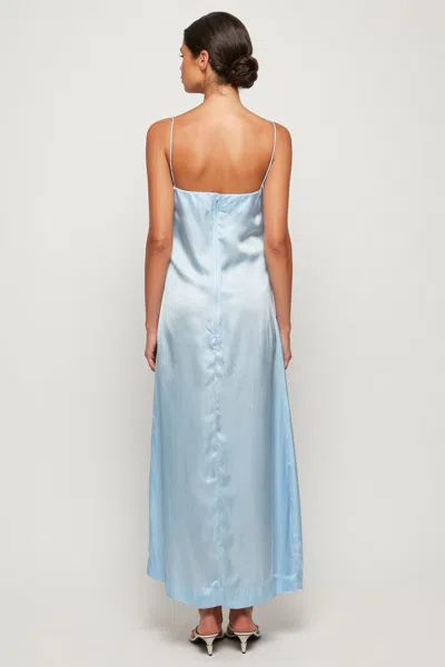 S/w/f Boutique Spaghetti Strap Midi In Blue
