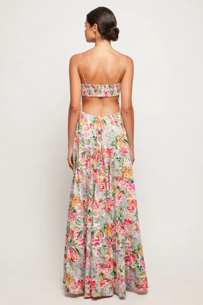 S/w/f Boutique Bandeau Spaghetti Strap Maxi In Multi