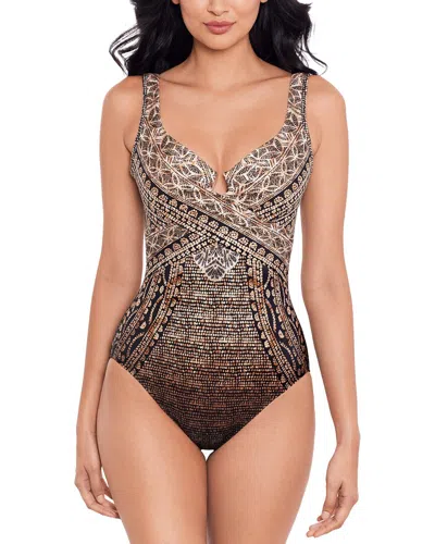 Miraclesuit Criss Cross Escape One-piece In Multi