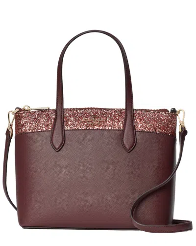 Kate Spade New York Flash Glitter Satchel In Brown