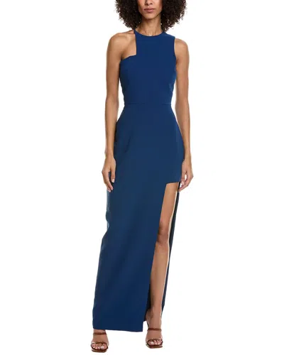 Amanda Uprichard Briggs Maxi Dress In Blue
