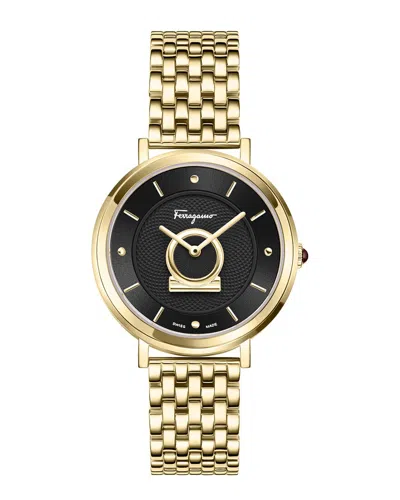 Ferragamo Minuetto Bracelet Watch In Gold