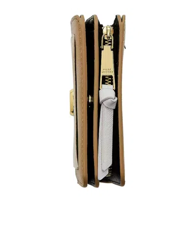 Marc Jacobs The Utility Snapshot Mini Compact Wallet In Brown