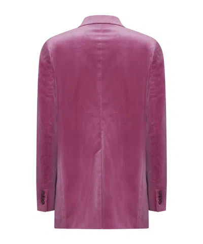 Tagliatore Bertha Single-breasted Blazer In Pink