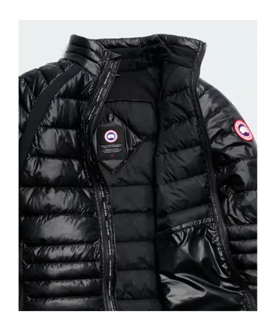 Canada Goose Hybridge Zip-front Jacket In Black