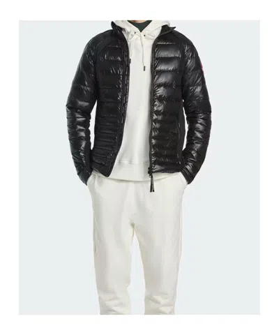 Canada Goose Hybridge Zip-front Jacket In Black