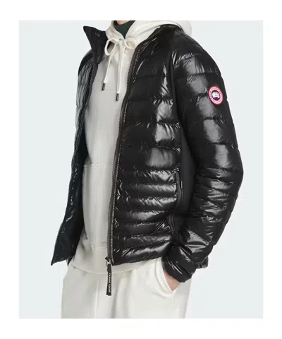 Canada Goose Hybridge Zip-front Jacket In Black