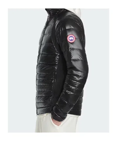 Canada Goose Hybridge Zip-front Jacket In Black