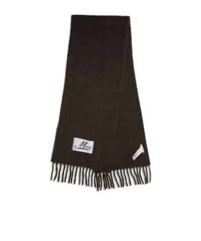 Marni Fringed Scarf In Brown