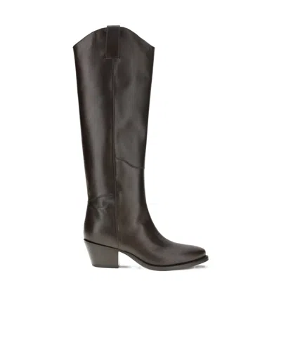 P.a.r.o.s.h Pointed-toe Boots In Black