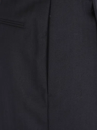 Dries Van Noten Belt Loop Track Pants In Black