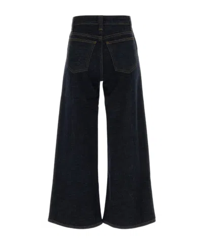 Khaite Denim Wide-leg Delina Jeans In Black
