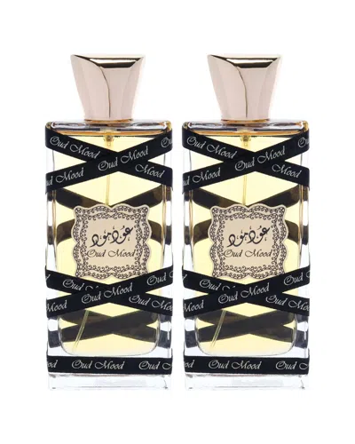 Lattafa Women's 3.4oz Oud Mood Edp - Pack Of 2