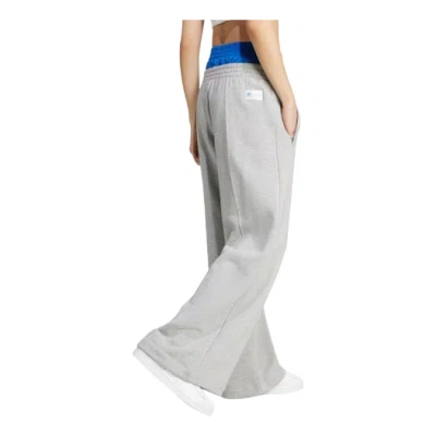 Adidas Originals (wmns) Adidas Kseniaschnaider 2-in-1 Track And Sweat Pants 'medium Grey Heather Blue' In Gray