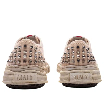 Miharayasuhiro Maison Mihara Yasuhiro Baker Og Sole Studded Canvas Low 'white' In Brown
