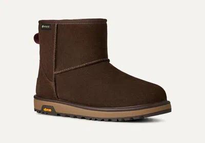 Ugg Suede Pull-tab Boots In Brown