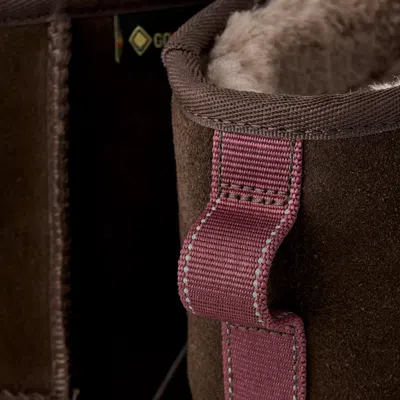 Ugg Suede Pull-tab Boots In Brown