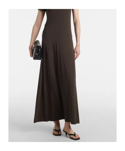 Totême Square-toe High-heeled Slippers In Black