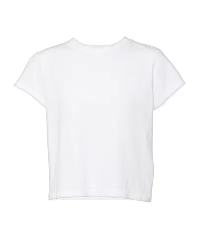 Agolde Adine Crew Neck T-shirt In White