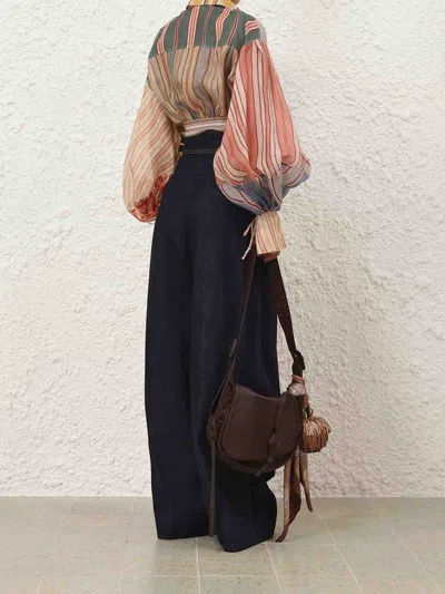 Zimmermann Listed Blouse Rebellion In Multi