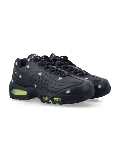 Nike Air Max 95 Black With Neon Yellow Accents In Multi