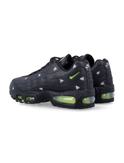 Nike Air Max 95 Black With Neon Yellow Accents In Multi