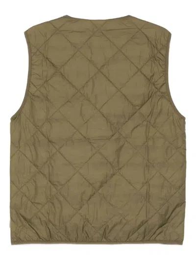 Gramicci Thermal Insulation Quilted Vest Clothing In Green