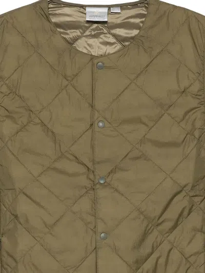 Gramicci Thermal Insulation Quilted Vest Clothing In Green
